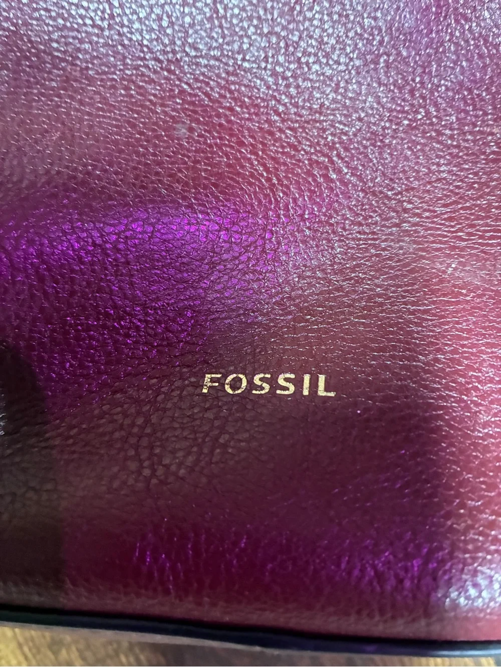 Fossil rich burgundy
